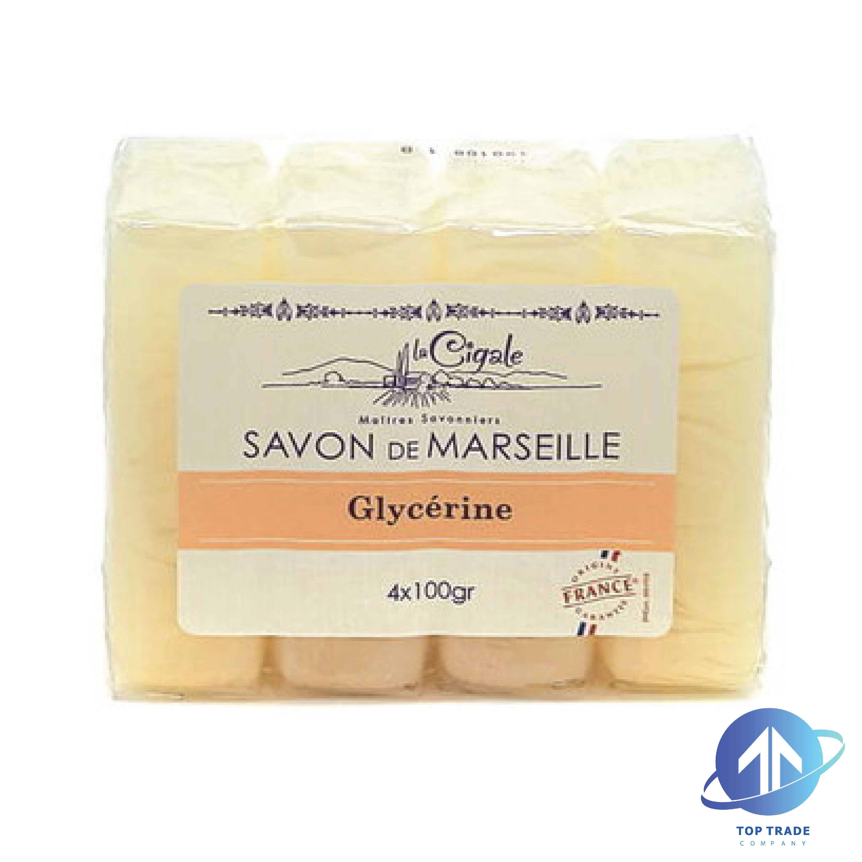 La Cigale Marseille soap glycerin 4x100gr